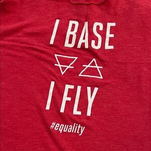 Next Level Apparel Red Equality Tank Top